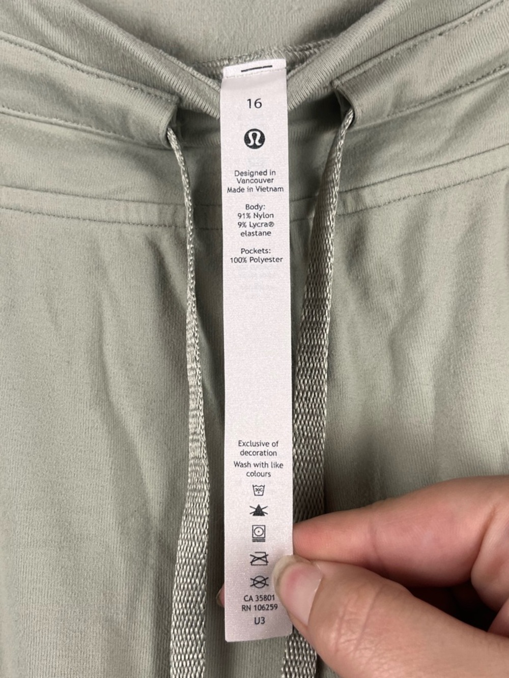Lululemon ready to rulu jogger pants in fern green size 16 - Picture 3 of 8